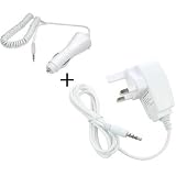Mains + in Car Charger for Apple iPod Shuffle - 1GB 2GB 2nd Gen Generation 2G