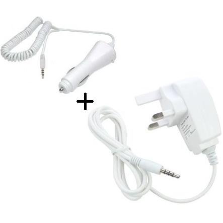 Mains + in Car Charger for Apple iPod Shuffle - 1GB 2GB 2nd Gen Generation 2G