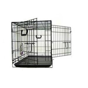 Pet Tek Dreamcrate Professional Series 500 2-Door Crate 42 Inch x 28 Inch x 31 Inch - Black