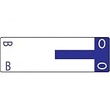(Price/PK)Alphabetical Character Labels, B And O, Dark Blue