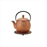 Hollow Gourd 27-Ounce Cast Iron Teapot with Stainless Steel Infuser