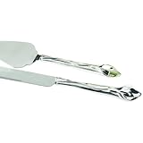 Hortense B. Hewitt Wedding Accessories Calla Lily Knife and Cake Serving Set