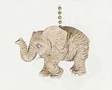 African Safari Elephant Nursery Porch Ceiling Fan Pull