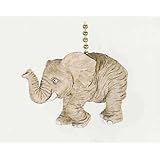 African Safari Elephant Nursery Porch Ceiling Fan Pull by 