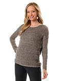 A Pea in the Pod Collection: Vince Long Sleeve Drop Shoulder Maternity Sweater