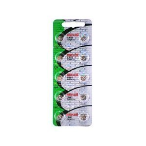 50 Pack Maxell LR41 AG3 192 button cell battery 