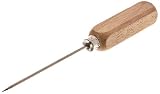 Browne Foodservice 7IP Carbon Steel Ice Pick with Hardwood Handle, 7-1/2-Inch
