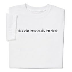 This Shirt Left Blank T-shirt