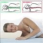 Orthopedic Neck Support Pillow Treated With Bamboo Charcoal, Medium + 1 Extra Free Cotton Pillow Case