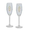 Jamie Lynn Wedding 50th Anniversary Collection, Toasting Flutes, Set of 2