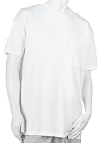  : Russell Athletic Men's Cotton Performance Pocket Tee, White, Medium