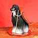 Afghan Hound Black/White Tiny Ones Dog Devil (2 1/2 in)
