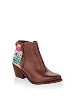 Pepe Jeans Botas cowboy Meryl Woven (Marrón)