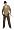 Indiana Jones and the Kingdom of the Crystal Skull Adult Deluxe Muscle Chest Costume, Medium