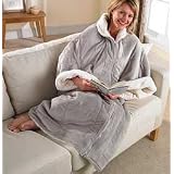 Super Warm 3- 1 Multi Purpose Reversible Cozy Wrap/Blanket with Sleeves