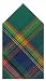 Durable Hand Woven 100% Cotton Blue and Green Plaid Napkins 22x22 Inches Set of Six