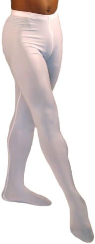 TheMaleDancer Footed Tight Medium White