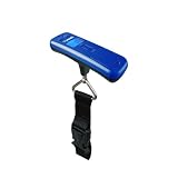 TripNeeds Nano Advanced Digital Luggage Scale, 50kg Capacity, Blue