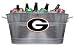 Use this multifunctional galvanized tub with sturdy handles for chilling beverages (18-24 cans or bottles), as a flower planter and much more. Display your favorite team with pride. Dim: 19-5/8?L x 12-1/2?W at top 16-1/8?L x 8-5/8?W at bottom x 8-5/8? T.
