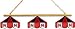 NCAA Nebraska Cornhuskers 3-Light Game Table Lamp