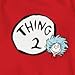 Dr. Seuss by Bumkins, Classic Short Sleeve Bodysuit-Thing 2, 6 Months