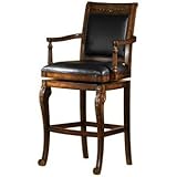 Hillsdale Douglas Wood 24" High Counter Stool