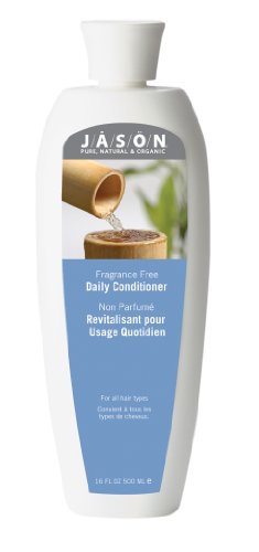 Jason Fragrance Free Daily Conditioner, 16-Fluid Ounce Bottles (Pack of 3) fragrance