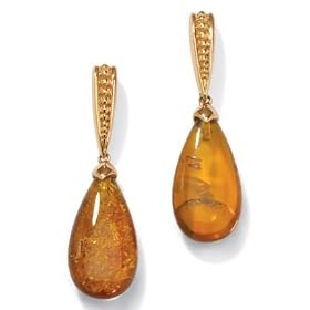 Amber 10k Gold Earrings by 
