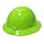 ERB 19200 Americana Full Brim Hard Hat with Slide Lock, Flourescent Lime