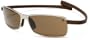 TAG Heuer Men's Curve 5019-203 Sunglasses,Havana Frame/Brown Lens,one size
