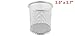 uxcell Silver Gray Metal Mesh Cylinder Shaped Pen Pencil Holder Container