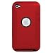 OtterBox Defender Series Hybrid Case for iPod touch 4G (Black/Red)