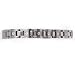 Stainless Steel Men's Diamond Designer Link Bracelet