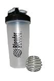 Blender Bottle Hand Shaker, Mixer, & Blender, 28 Oz. Regular - Black