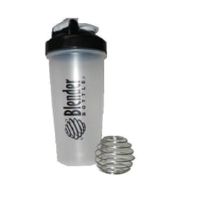 Blender Bottle Hand Shaker, Mixer, and Blender, 28 Oz. Regular - Black by Blender Bottle