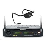 Samson AirLine 77 UHF TD Headset Wireless QV10e Microphone System (w KB PLUS PACK) by Samson