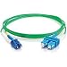 Cables To Go 33354 LC/SC Duplex 9/125 Single-Mode Fiber Patch Cable (10 Meters, Green)