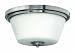 Hinkley Lighting 5551BN Avon 2 Light Flush Mount in Brushed Nickel with Etched Opal glass