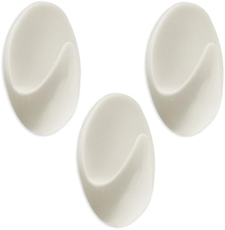 3pc Large Stick-Up Storage Hook Set Self-Adhesive