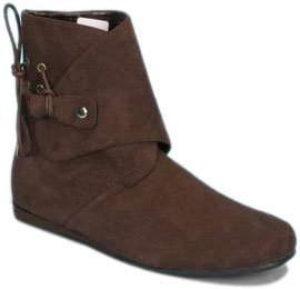 Adult Womens Suede Renaissance (Sz:Sm 5-6)