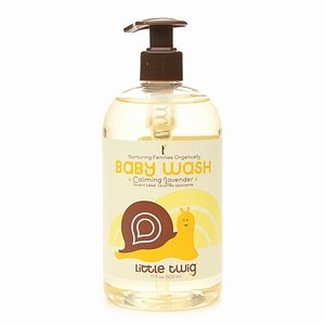 Little Twig Organic Baby Wash, Calming Lavender 17 fl oz (502 ml)