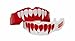 Battle Fangs Football Mouthguard – Sports Mouth Guard with Removable Strap – Protector Mouthpiece Fits with or Without Braces on Teeth – Adult & Youth Mouth Guard Sizes, 2 Pack