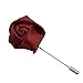 Argositment Wedding Rose Boutonniere for Men's Suit Handmade Lapel Pin Flower