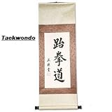 Taekwondo Calligraphy Wall Scroll