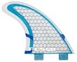 PC5 Blue Performance Core GlassTri Fin Set