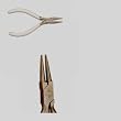 PLIER ROUND NOSE SMOOTH JAW 5-1/4"