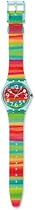 Big Sale Best Cheap Deals Swatch Women's GS124 Quartz Rainbow Dial Plastic Watch