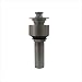 Lift and Turn Drain Assembly with a Pull-Up Plug for Above Mount Installation Finish: Polished Chrome