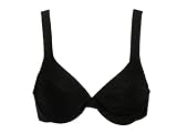 Body I.D. Black Textured Bikini Top w/ Underwire Unpadded