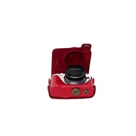 AST New Camera Case for Panasonic Lumix GF3 GF-3 14mm Lens - Red